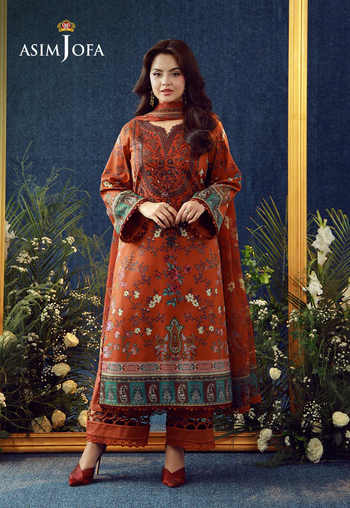 Printed Embroidered Cambric Unstitched 3 Pcs