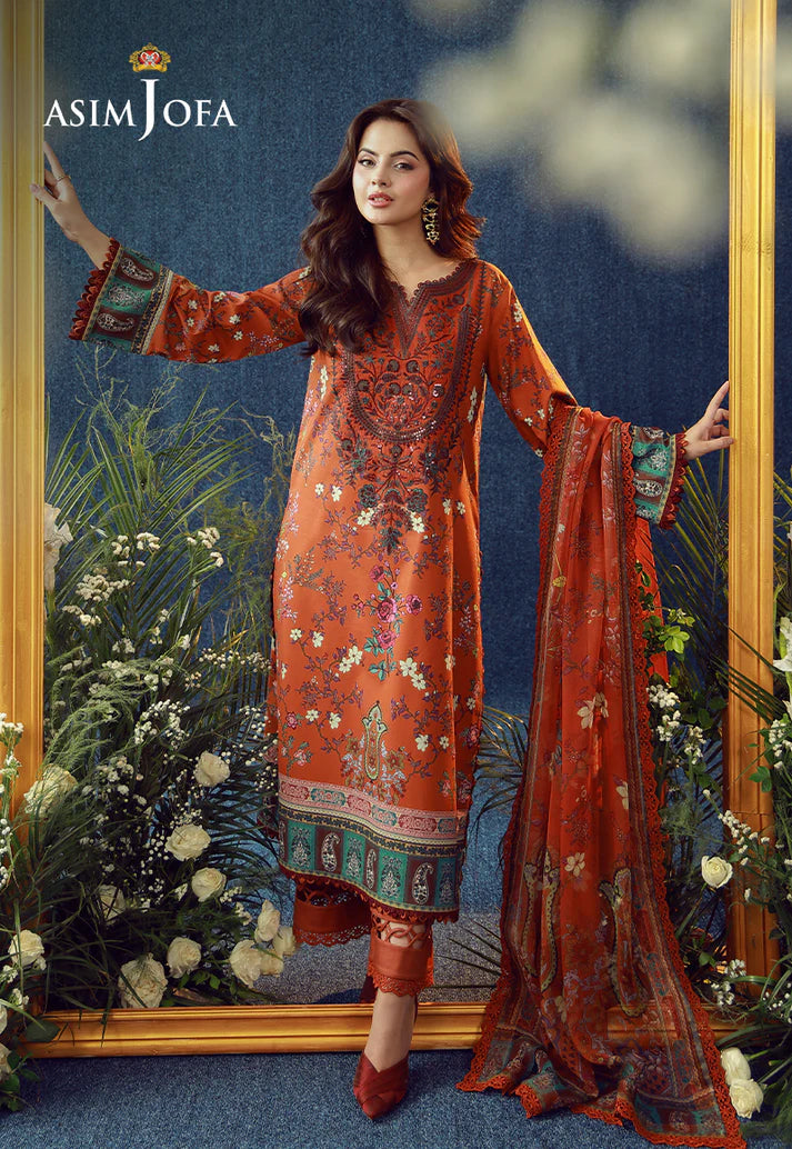 Printed Embroidered Cambric Unstitched 3 Pcs