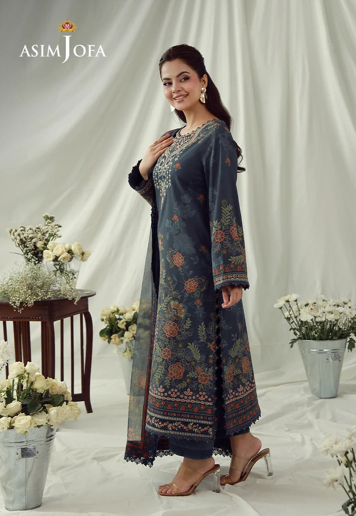 Printed Embroidered Cambric Unstitched 3 Pcs