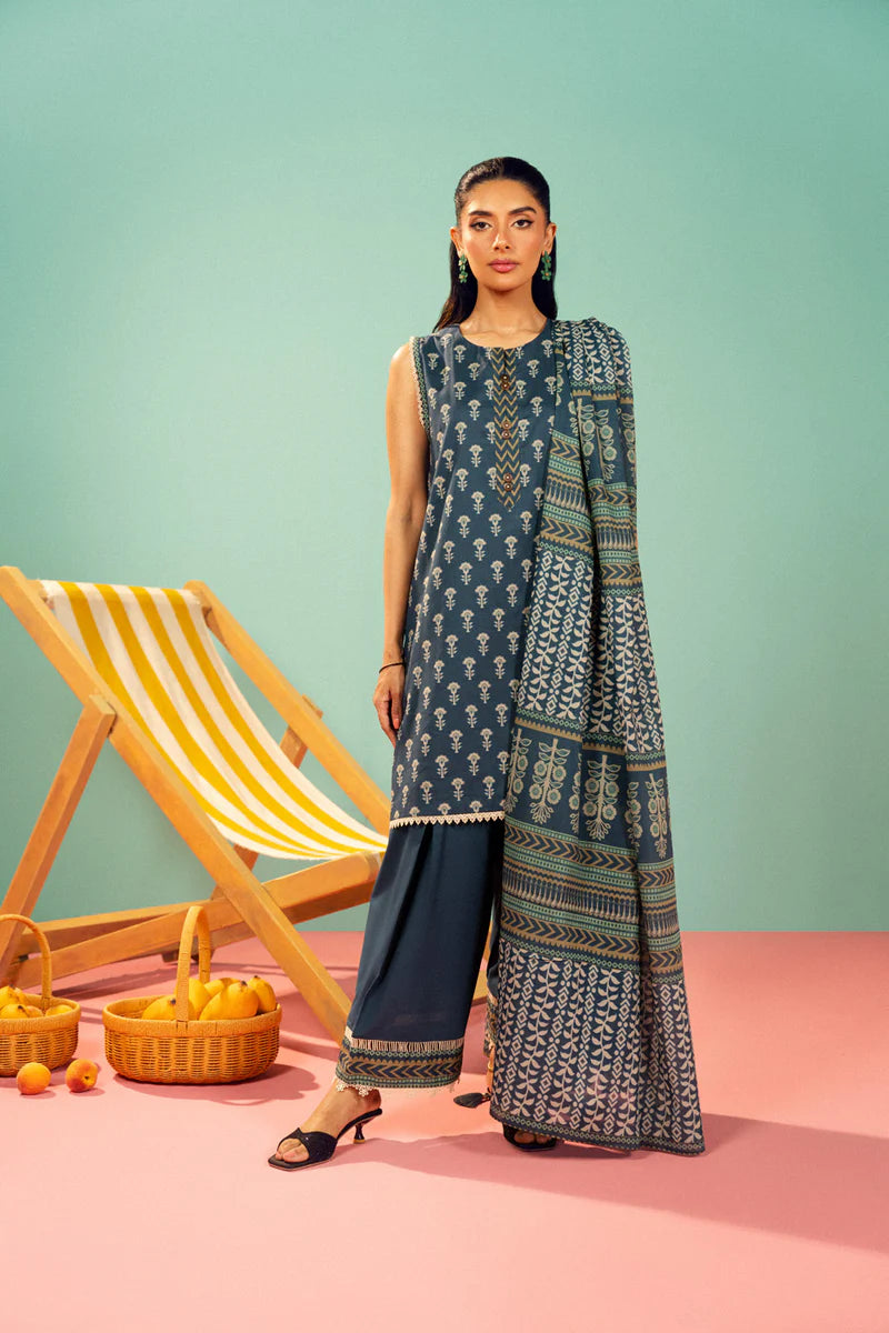 3 Piece Printed Lawn Suit