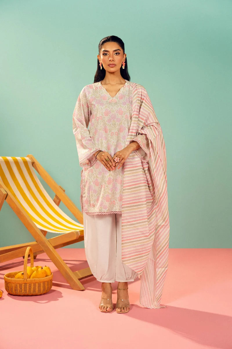 3 Piece Printed Lawn Suit
