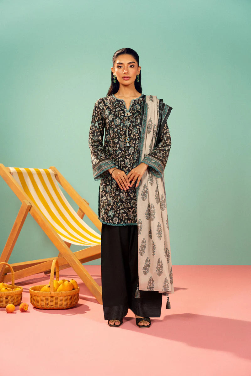 3 Piece Printed Lawn Suit