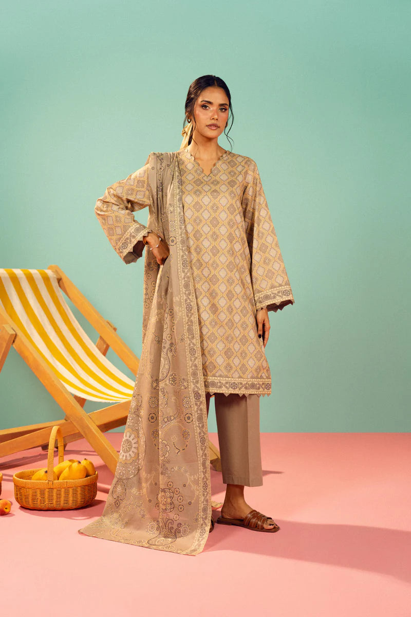 3 Piece Printed Lawn Suit