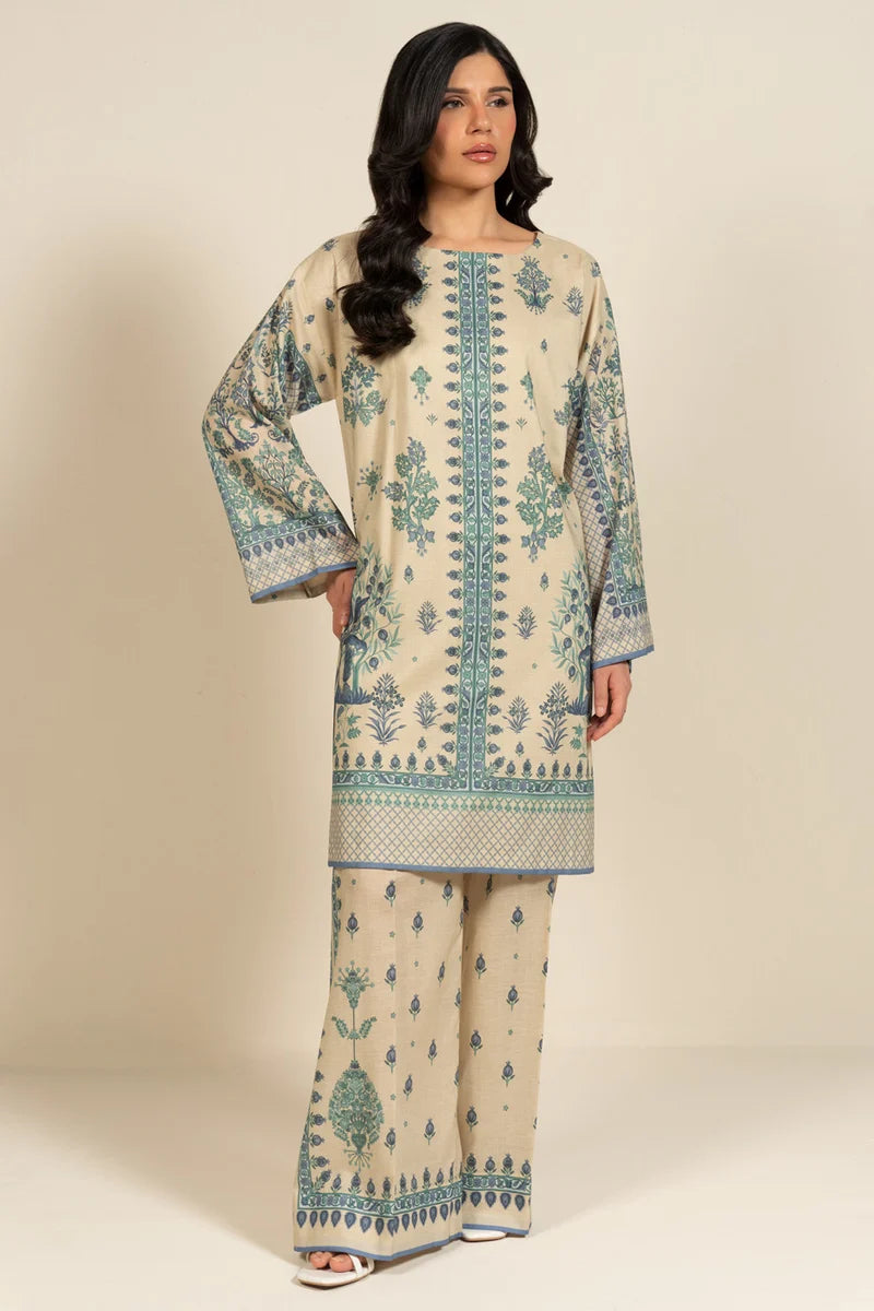 2 Piece Printed Shirt and Trouser