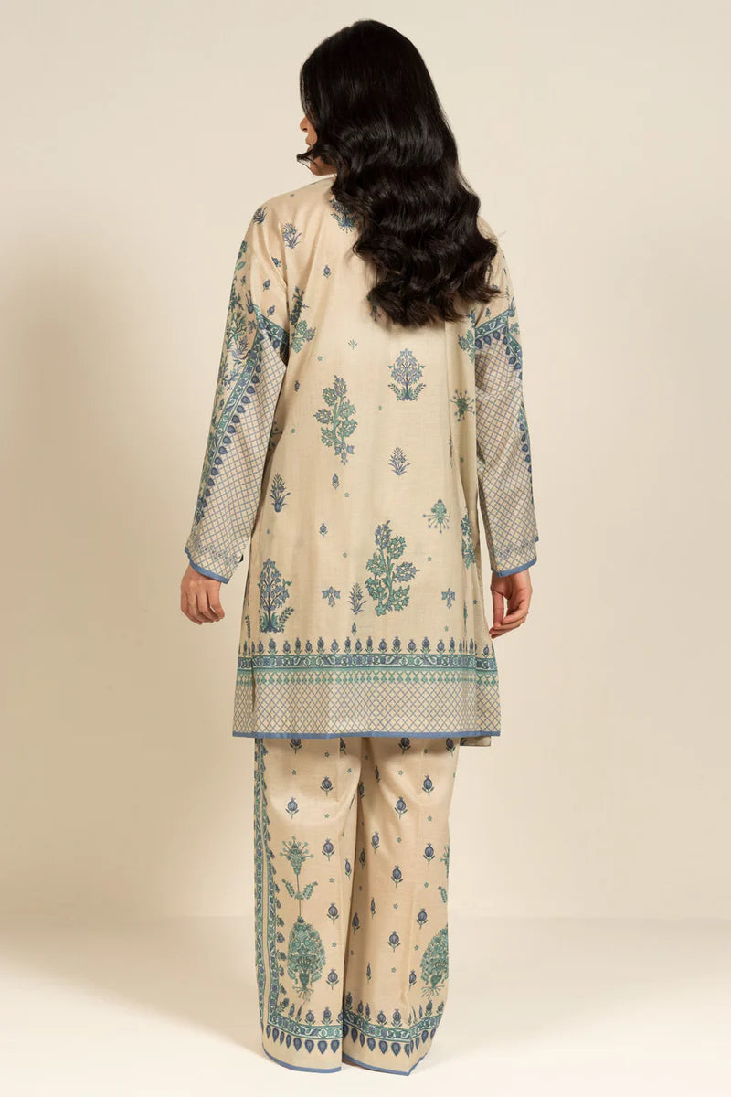 2 Piece Printed Shirt and Trouser