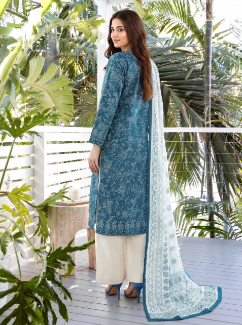 2-Piece Lawn Paste shirt with Voile dopatta