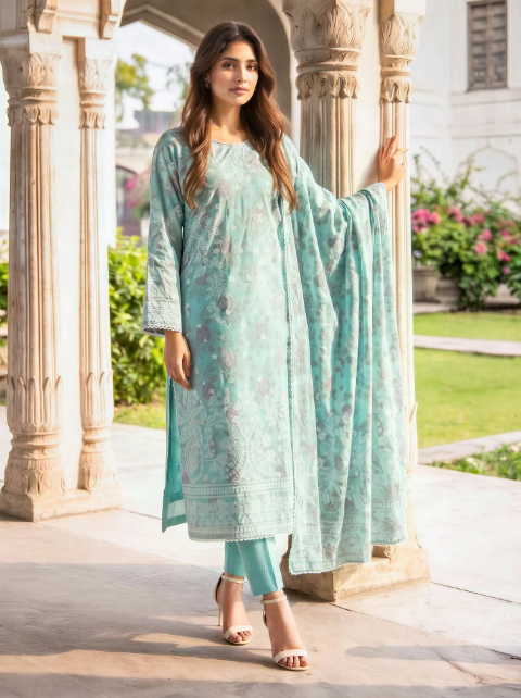 3-Piece Lawn Paste Suit