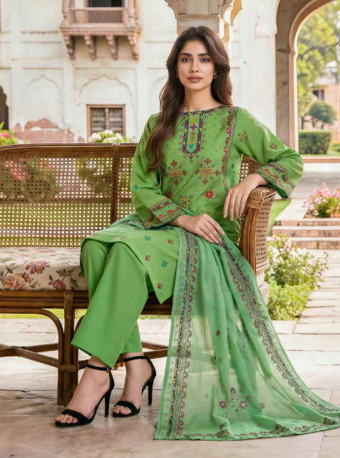 3 Piece Lawn Suit
