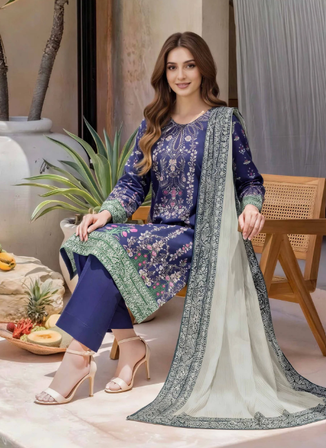 3 Piece Lawn Suit