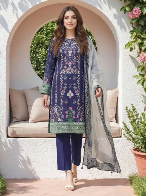 3 Piece Lawn Suit