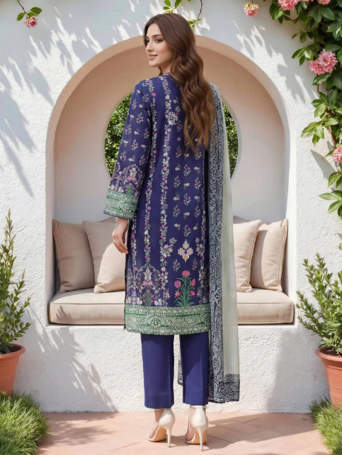 3 Piece Lawn Suit