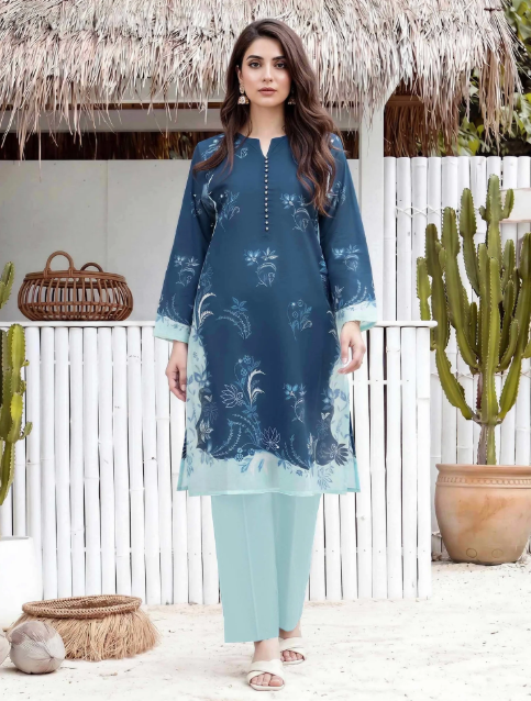 2 Piece Lawn Suit