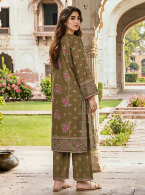 2 Piece Lawn Paste Suit