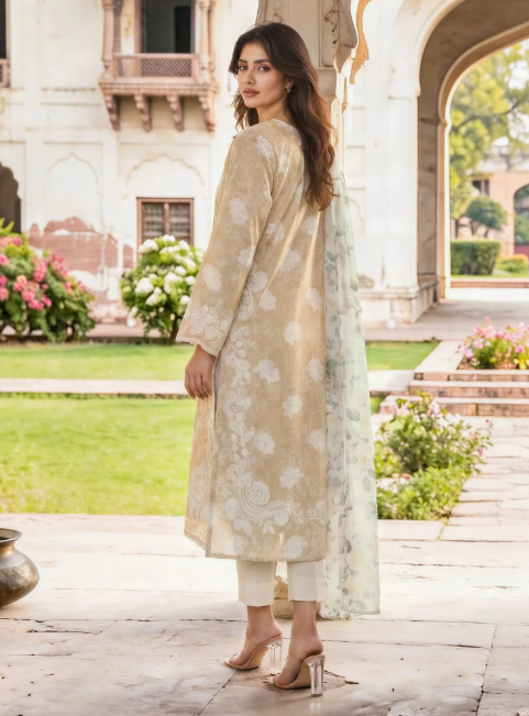 2 Piece Lawn Suit