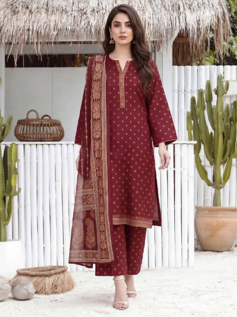 3 Piece Lawn Paste Suit