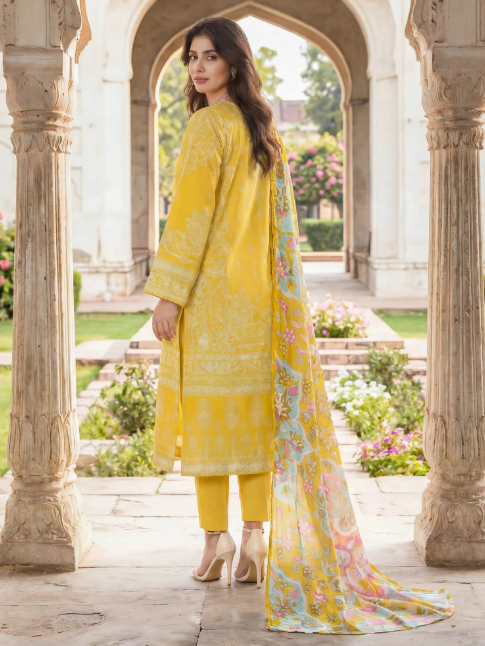 3 Piece Lawn Paste Suit