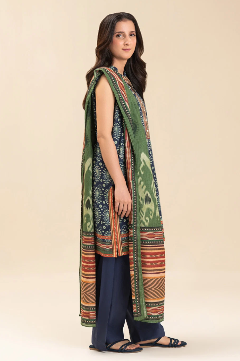 3 PIECE PRINTED LAWN SUIT