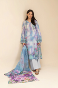 3 PICE PRINTED LAWN SUIT