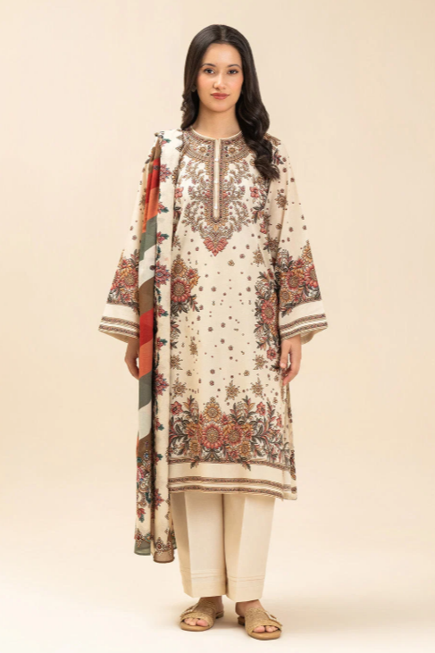 3 Piece Printed Lawn Suit