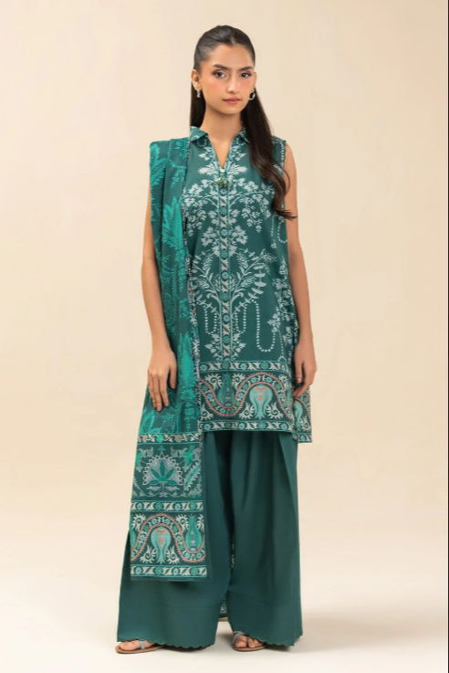3 Piece Printed Lawn Suit