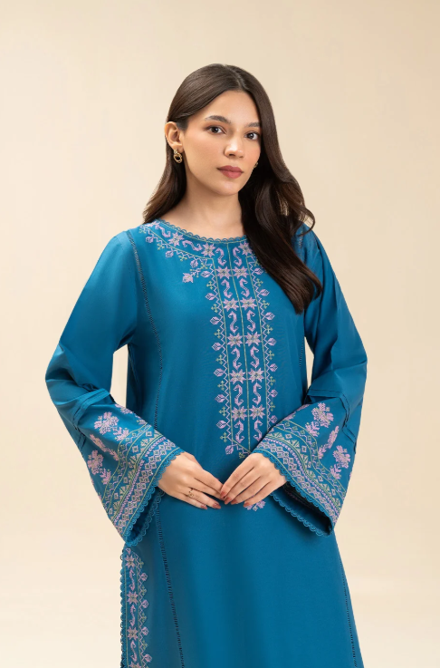 2 PICE EMBROIDERED LAWN SUIT