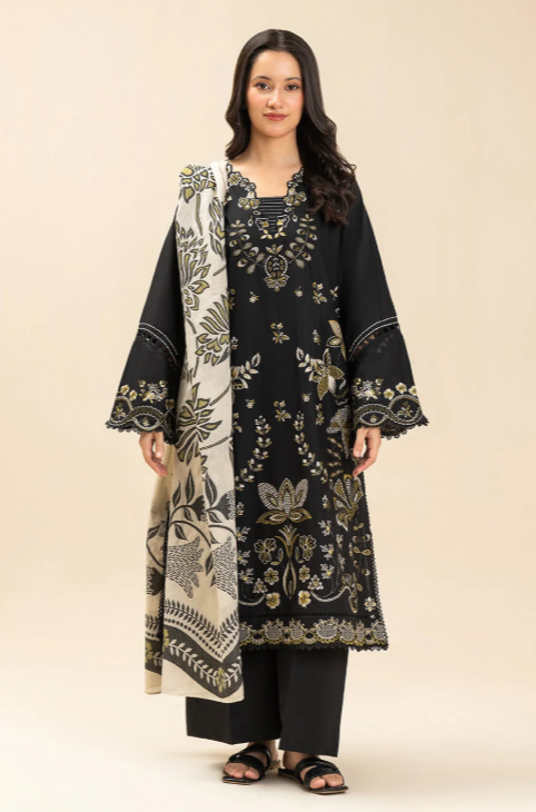 3 PIECE EMBROIDERED LAWN SUIT