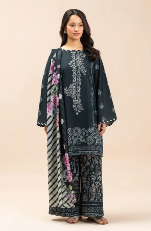 3 PIECE EMBROIDERED LAWN SUIT