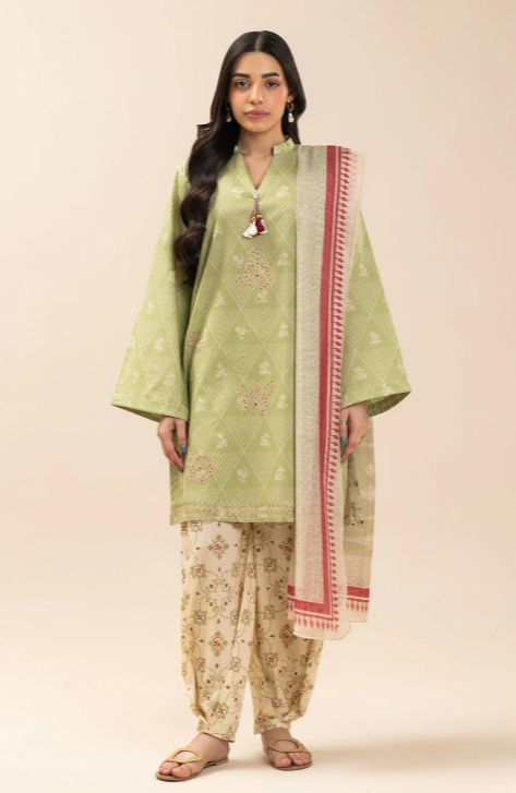 3 PIECE EMBROIDERED LAWN SUIT