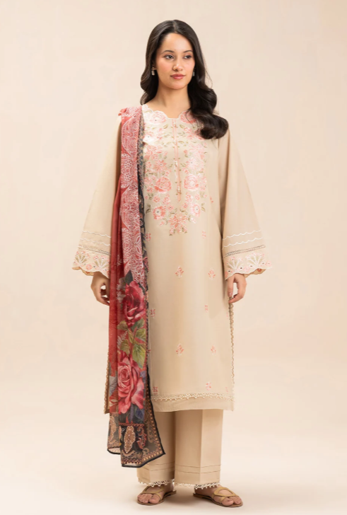 2 PIECE EMBROIDERED LAWN SUIT