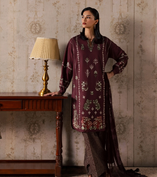 3 Piece - Embroidered Lawn Suit(Intermix)