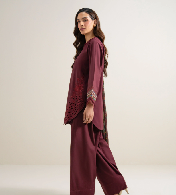 3 Piece - Embroidered Lawn Suit(Intermix)