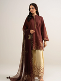3 Piece - Printed Cotton Suit