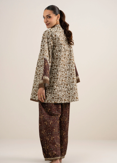 2 Piece - Printed Cotton Suit