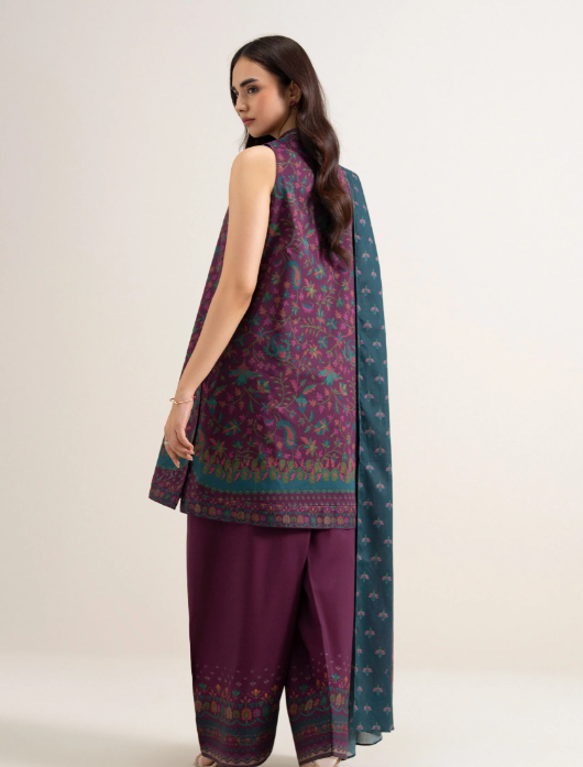 3 Piece - Printed Lawn Suit