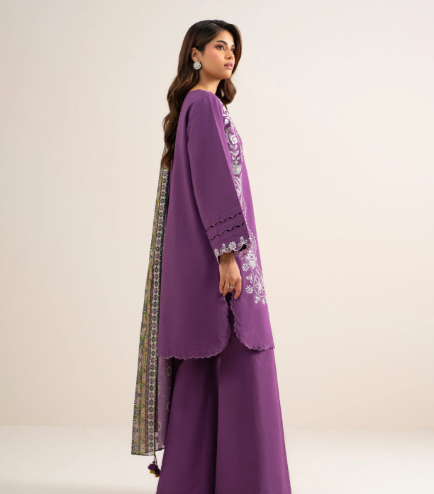 3 Piece - Embroidered Lawn Suit
