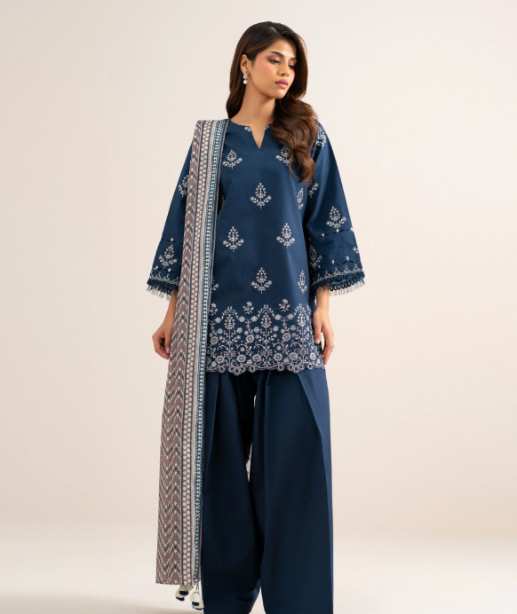 3 Piece - Embroidered Lawn Suit