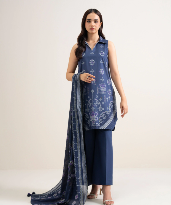 3 Piece - Printed Lawn Suit