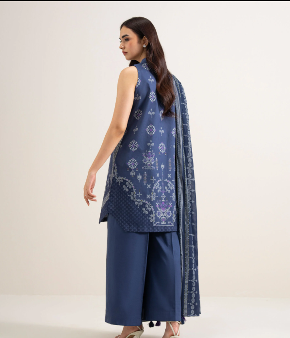3 Piece - Printed Lawn Suit