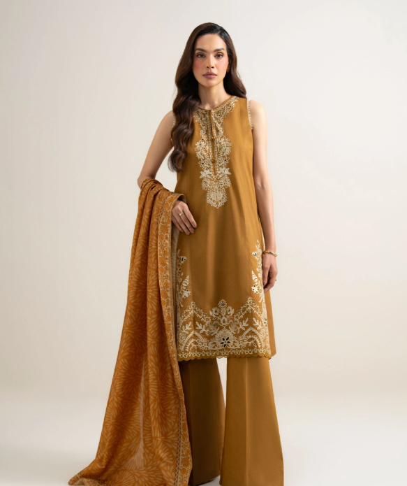 3 Piece - Embroidered Lawn Suit