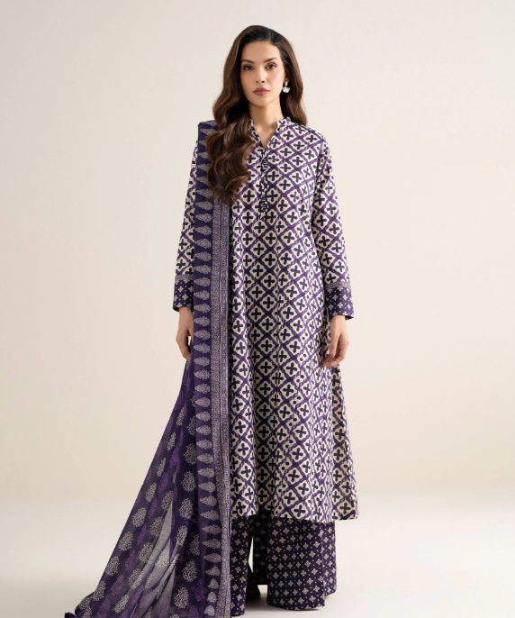 3 Piece - Printed Lawn Suit