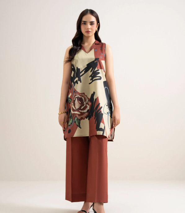 2 Piece - Printed Lawn Suit
