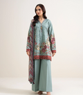3 Piece - Printed Cotton Suit