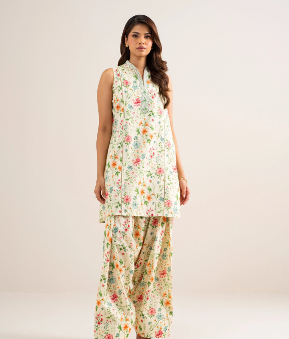 2 Piece - Printed Lawn Suit