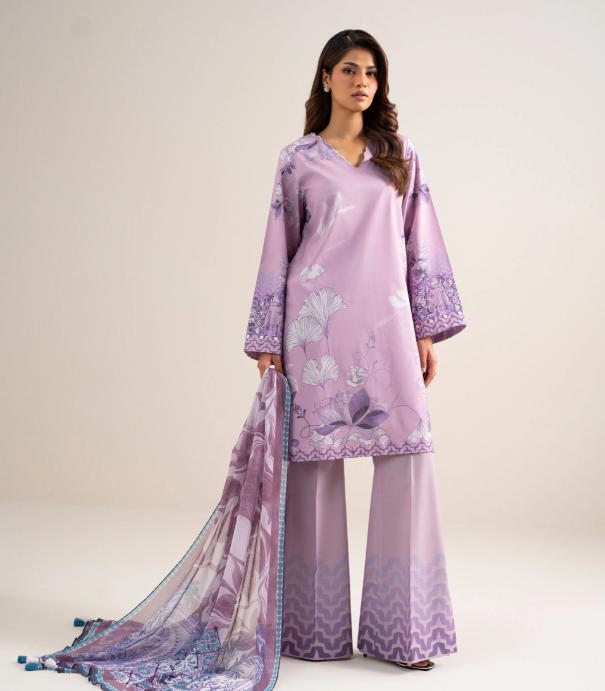 3 Piece - Printed Lawn Suit