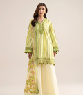 3 Piece - Embroidered Arabic Lawn Suit