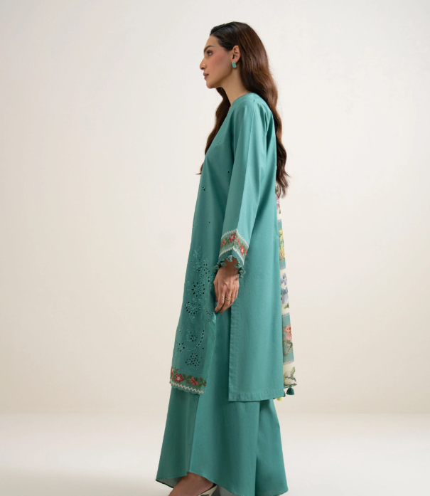 3 Piece - Embroidered Lawn Suit