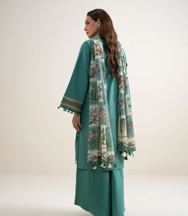 3 Piece - Embroidered Lawn Suit
