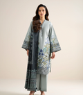 3 Piece - Printed Cotton Suit