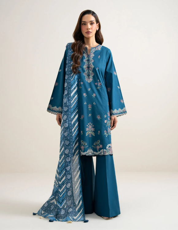 3 Piece - Embroidered Lawn Suit