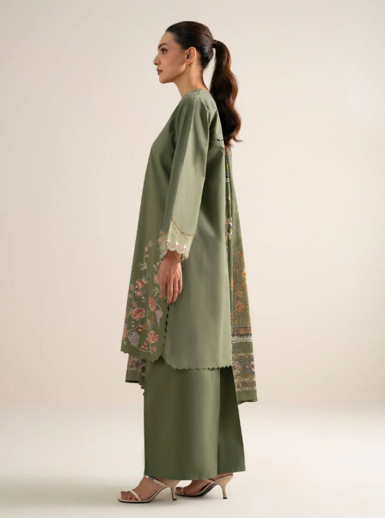 3 Piece - Embroidered Lawn Suit